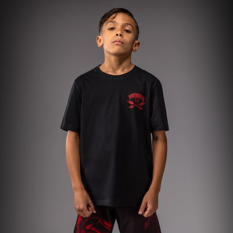 VENUM Wolf Atak 儿童T恤 - 黑/红色