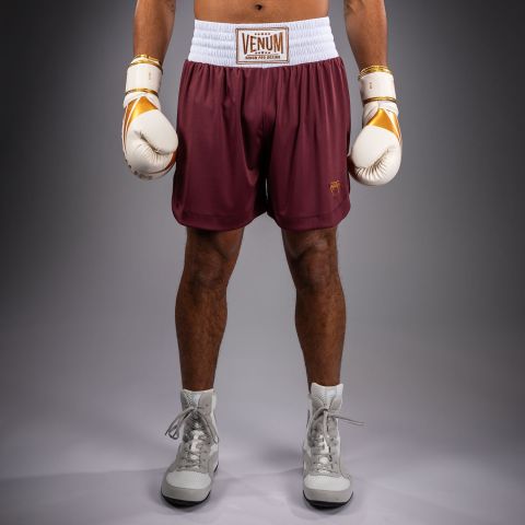 VENUM Classic 拳击短裤 - 酒红色