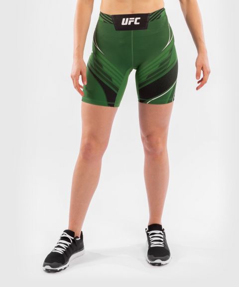 UFC｜ VENUM AUTHENTIC格斗之夜女士VALE TUDO紧身五分短裤 - 绿色