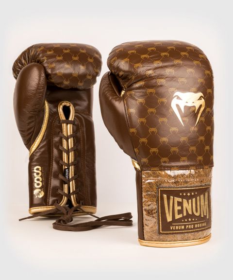Venum Coco Monogram Pro Boxing Gloves Laces - Brown