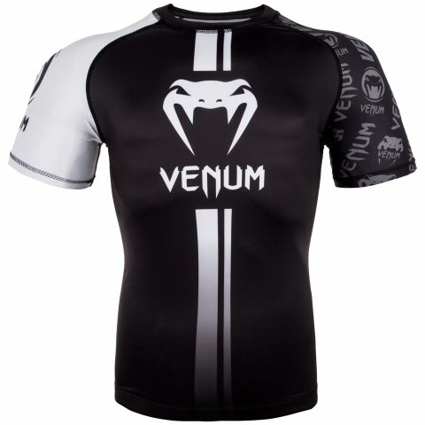 Venum Logos 短袖防磨衣 - 黑/白