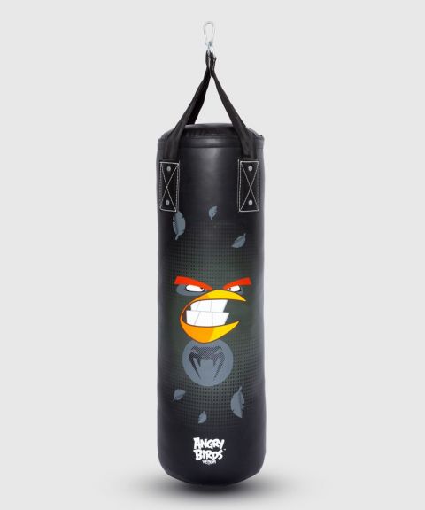 Venum Angry Birds Punching Bag - For Kids - Black/Red - 90 x 30