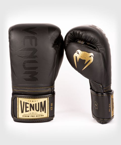 VENUM Hammer 专业拳击手套 - 黑/黑金色