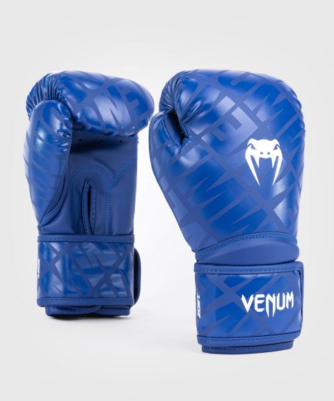VENUM Contender 1.5 XT 拳击手套 - 白/蓝色