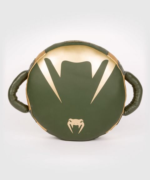 Venum Pro Boxing Round Punch Shield - Khaki/Gold