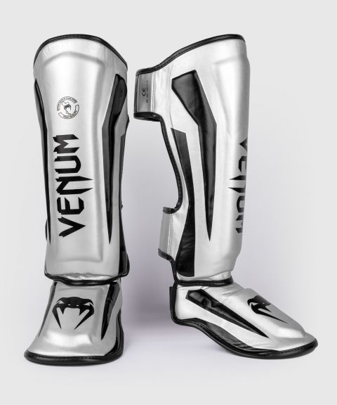 VENUM Elite 站立式 护腿 - 银/黑色