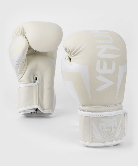 Venum Elite 拳击手套 - 白/象牙白