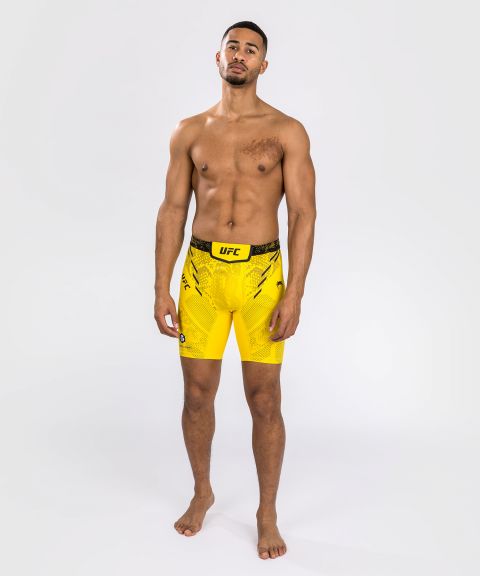 UFC Adrenaline | VENUM Authentic 格斗之夜 男士紧身短裤 - 黄色