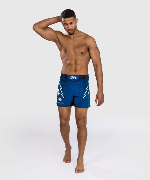 UFC Adrenaline | VENUM Authentic 格斗之夜 男士格斗短裤-短款 - 蓝色