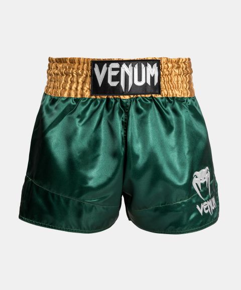 VENUM Classic 泰拳短裤 - 绿/金/白色