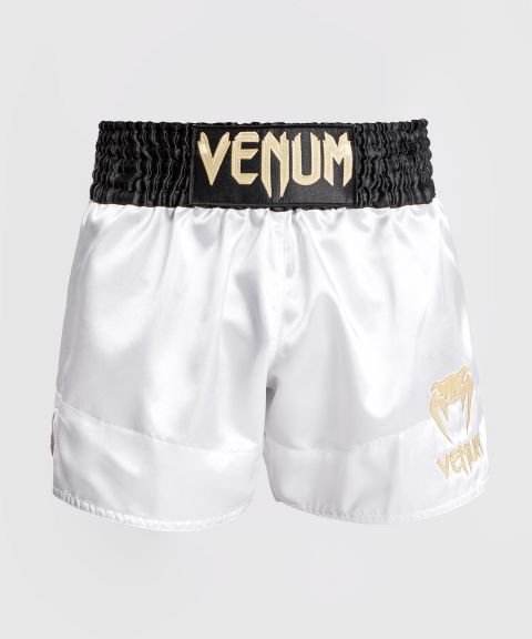 VENUM Classic 泰拳短裤 - 白/黑/金色