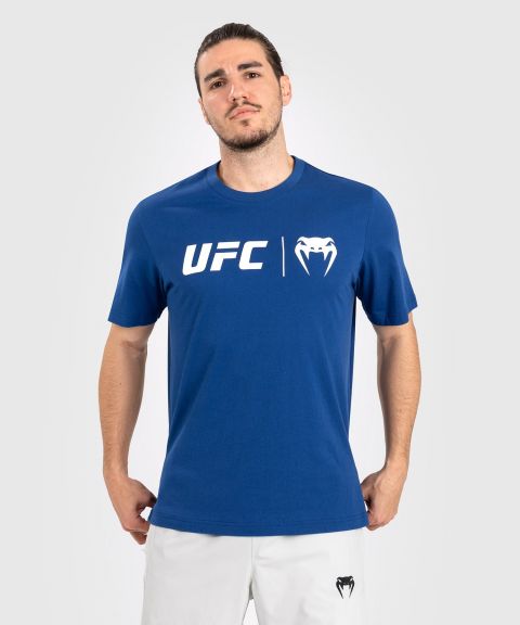 UFC | VENUM Classic 男士T恤 - 海军蓝/白色