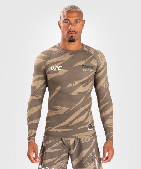 VENUM | UFC Adrenaline 格斗周3.5 男士长袖紧身衣 - 沙漠迷彩色