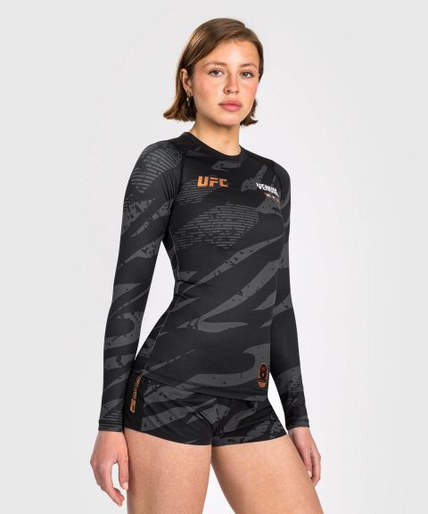 VENUM | UFC Adrenaline 格斗周3.5 女士长袖紧身衣 - 沙漠迷彩色