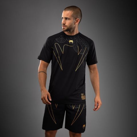 VENUM Serpenti 男士速干T恤 - 黑/银/金色