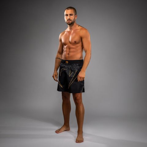 VENUM Serpenti 男士格斗短裤 - 黑/银/金色