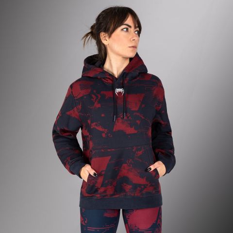 UFC Zenith | VENUM 格斗周 女士卫衣- 海军蓝/酒红/银色