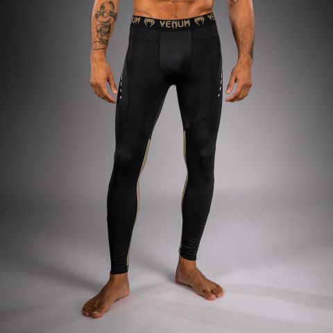 VENUM Adrenaline 男士紧身长裤 - 黑/沙色
