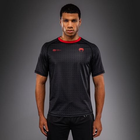 VENUM x Roger Gracie Academy 男士速干T恤 - 黑/红色