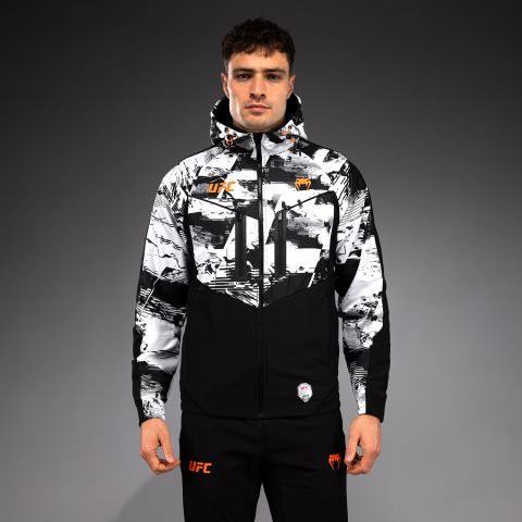 UFC Zenith | VENUM 格斗周  男士运动夹克 - 黑/白/橙色