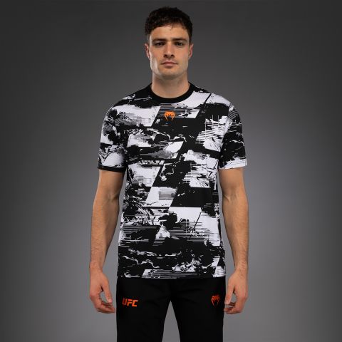 UFC Zenith | VENUM 格斗周  男士T恤 - 黑/白/橙色