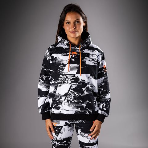 UFC Zenith | VENUM 格斗周 女士卫衣 - 黑/白/橙色