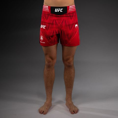 UFC Zenith | VENUM 格斗之夜 男士格斗短裤 - 短款 - 红色
