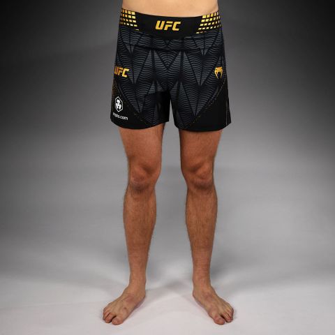 UFC Zenith | VENUM 格斗之夜 男士格斗短裤 - 短款 - 黑/金色