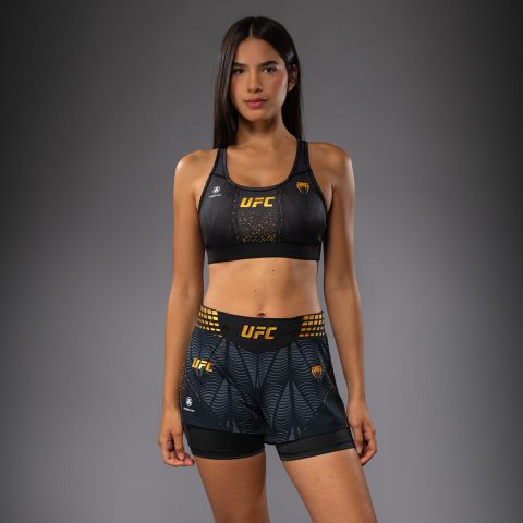 UFC Zenith | VENUM 格斗之夜 女士运动内衣 -  黑/金色