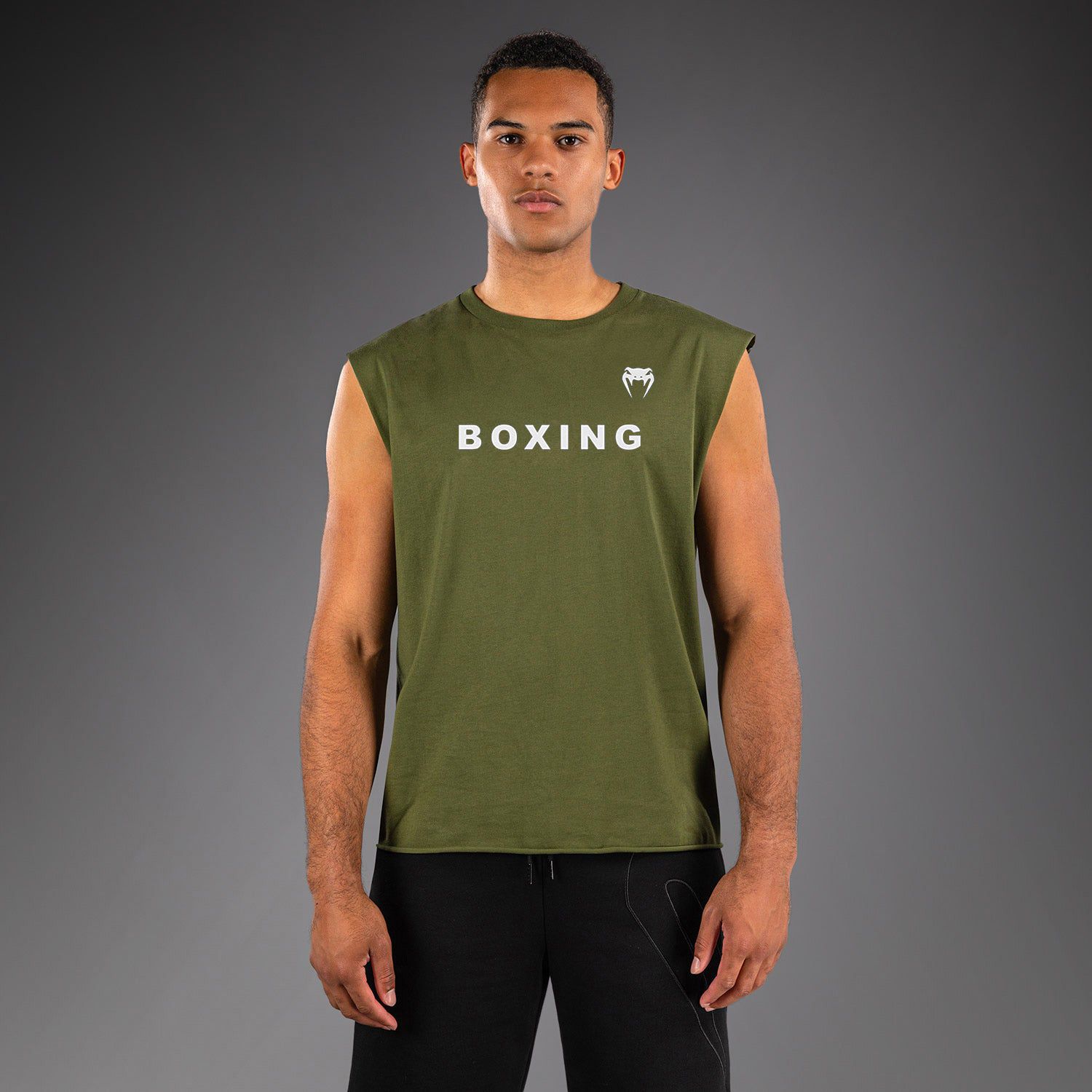 VENUM Boxing VT 男士无袖T恤 - 军绿色