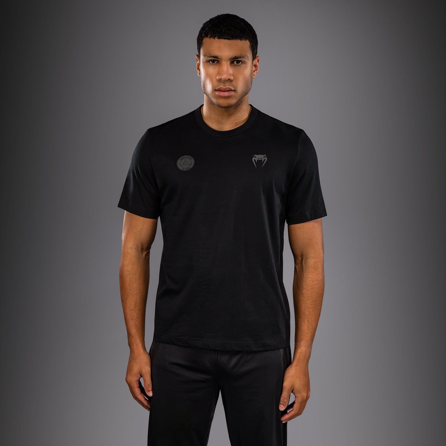 VENUM x Roger Gracie Academy 男士T恤 - 黑色