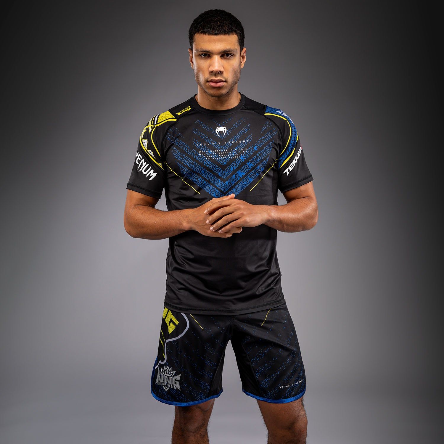 VENUM x TEKKEN 8 男士速干T恤 - King - 黑/黄色