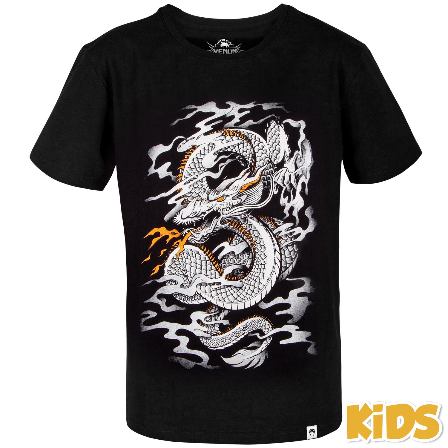 Venum Dragon's Flight Kids T-shirt - Black/White