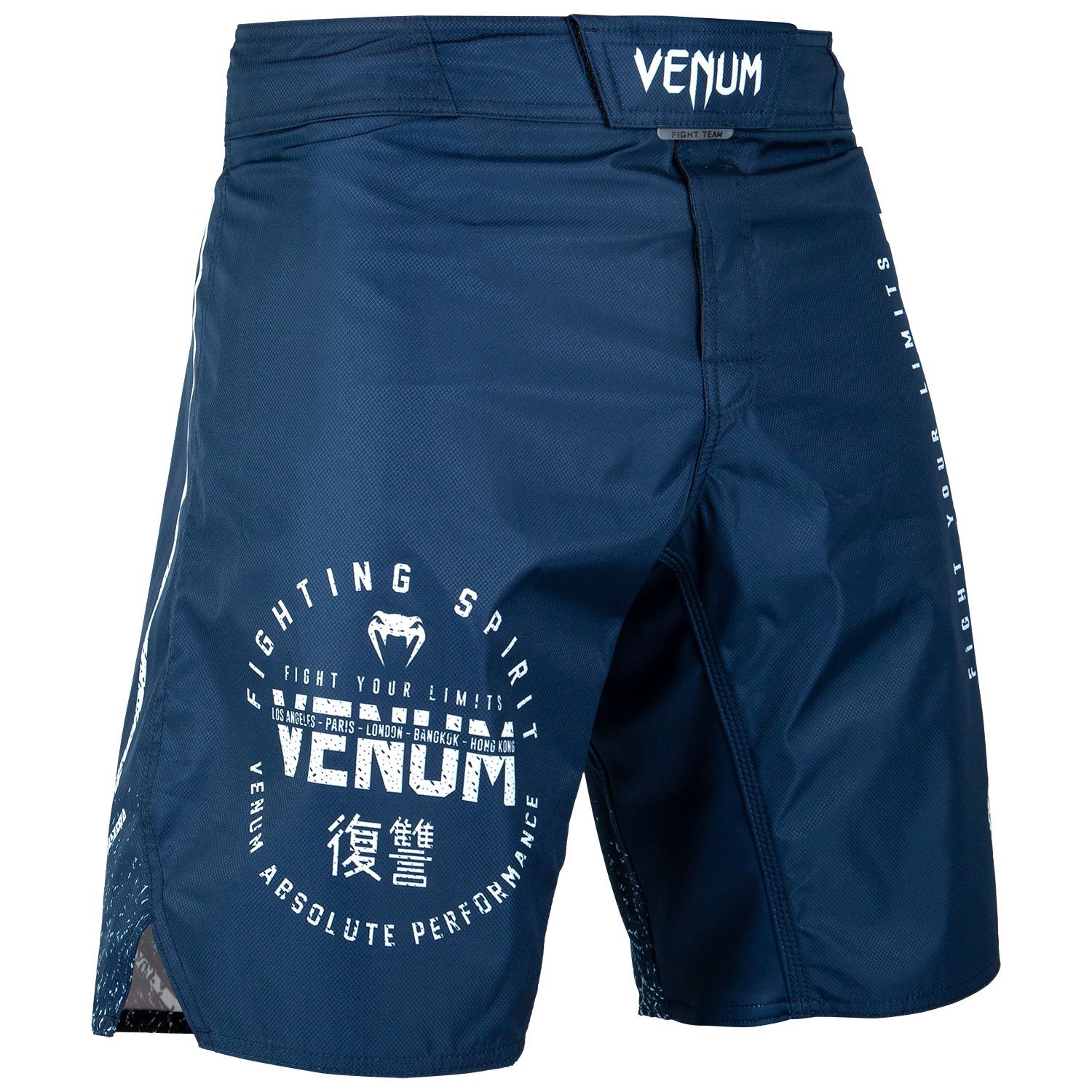 Venum Signature 搏击短裤 - 海军蓝/白