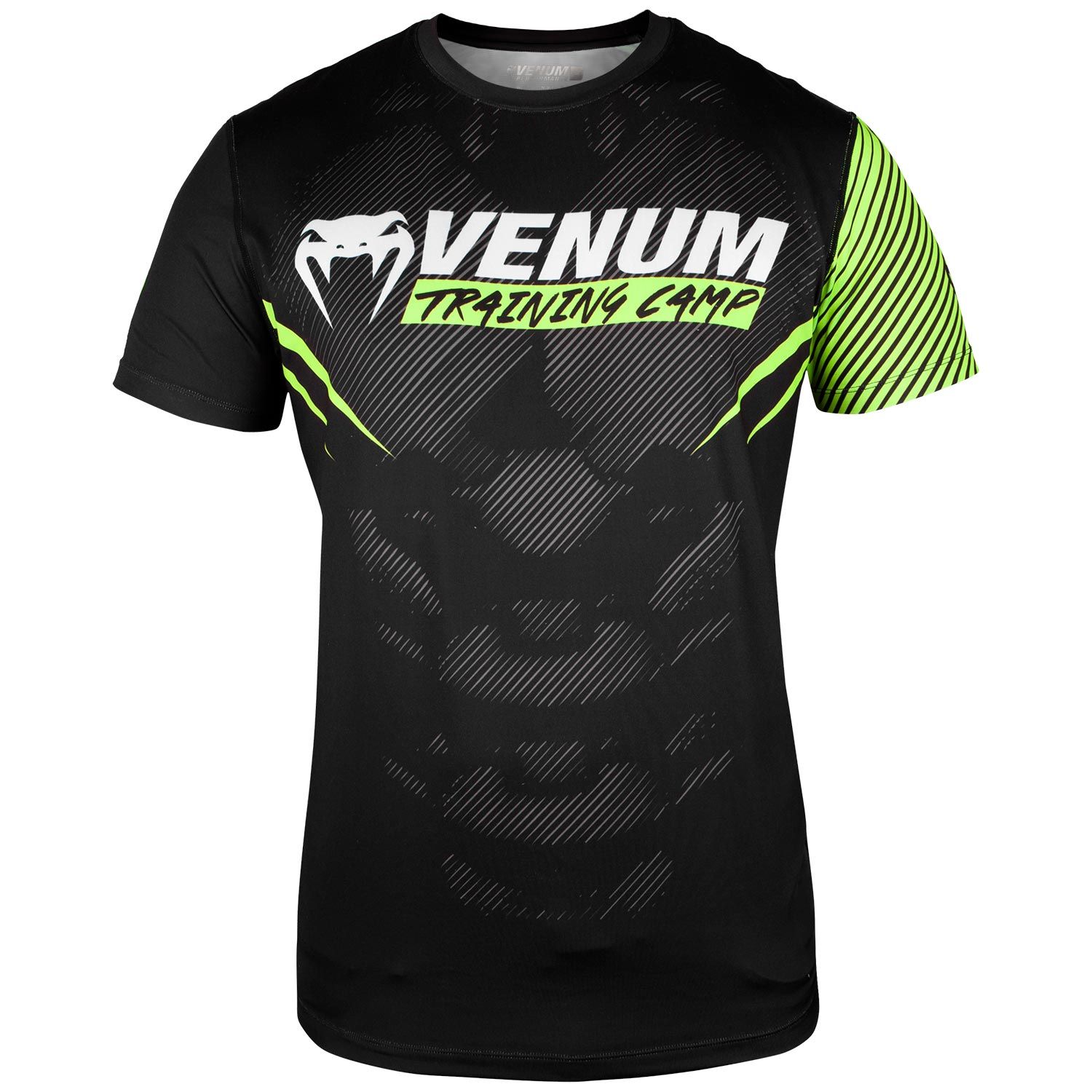 Venum Training Camp 2.0 速干T恤 - 黑/荧光黄 - 专属