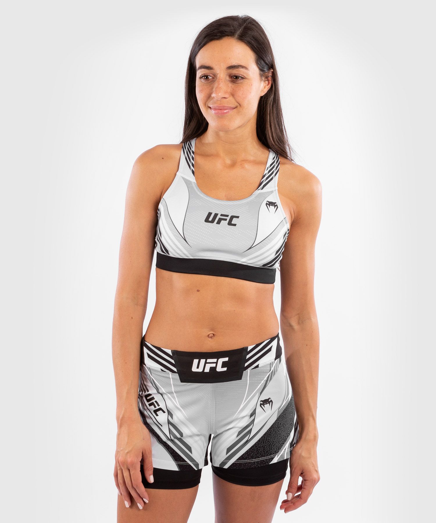 UFC| VENUM AUTHENTIC格斗之夜女士运动文胸 - 白色