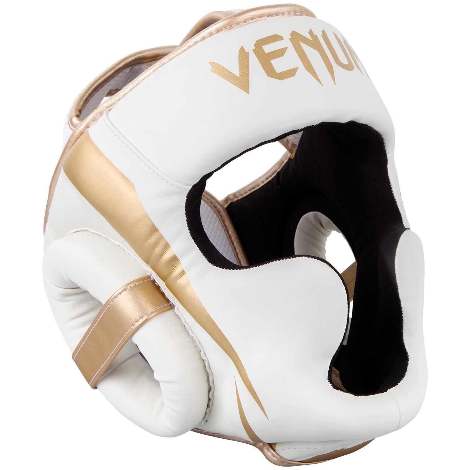Venum Elite 头具 - 白/金