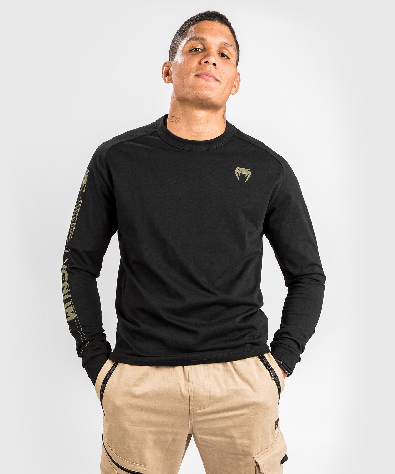 VENUM FANGS 长袖T恤 - 黑色