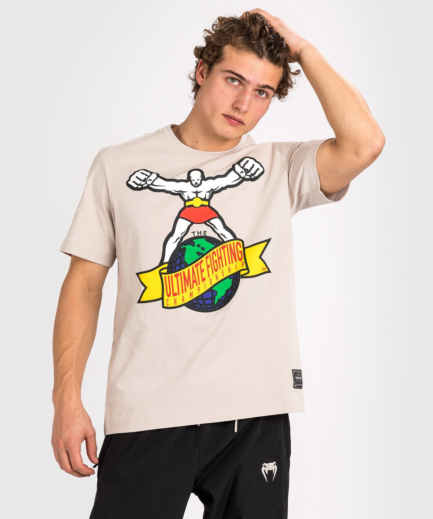 UFC | VENUM Ulti-Man 男士T恤 - 灰/白色