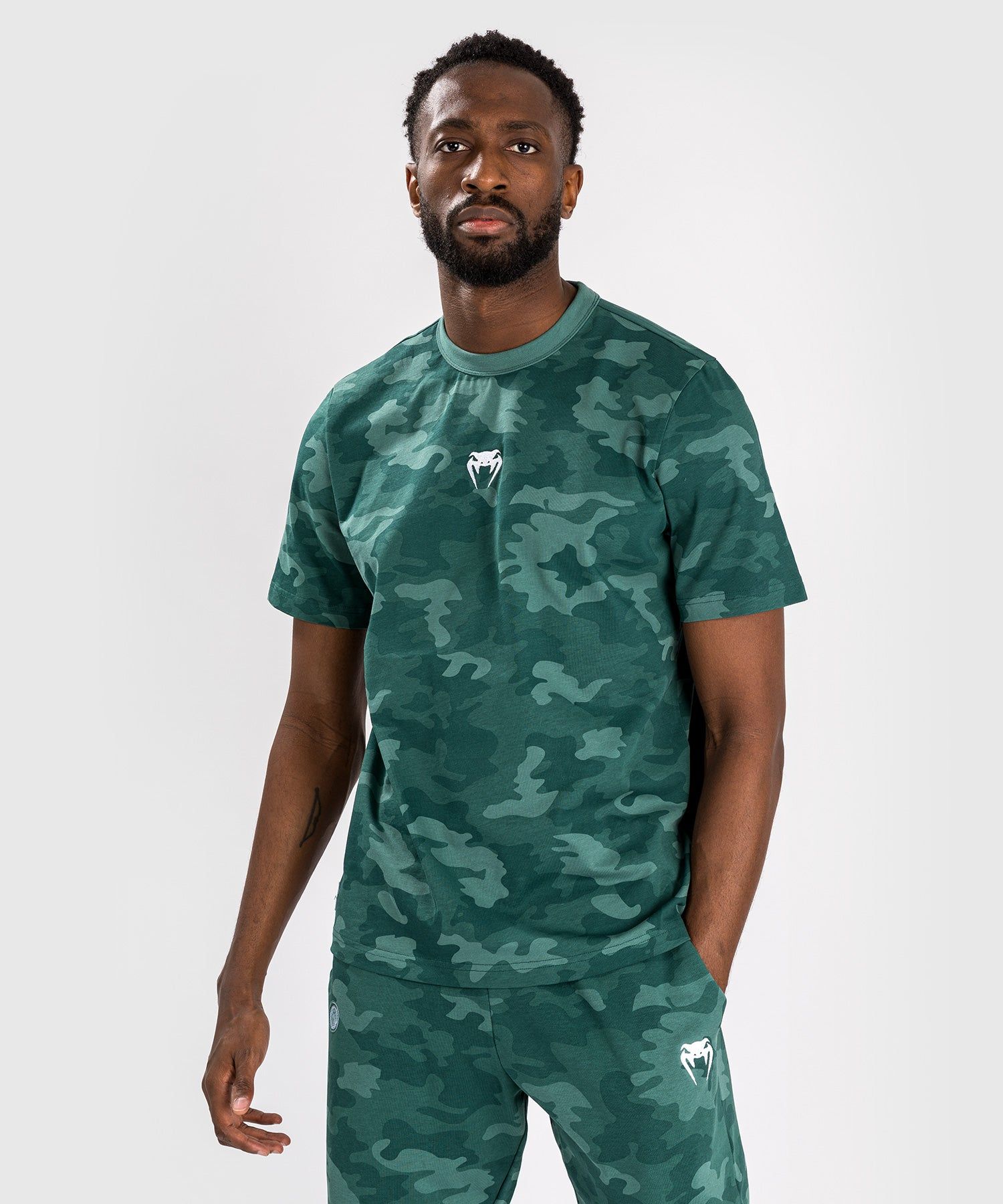 VENUM Vortex XL 男士T恤 - 松绿迷彩色