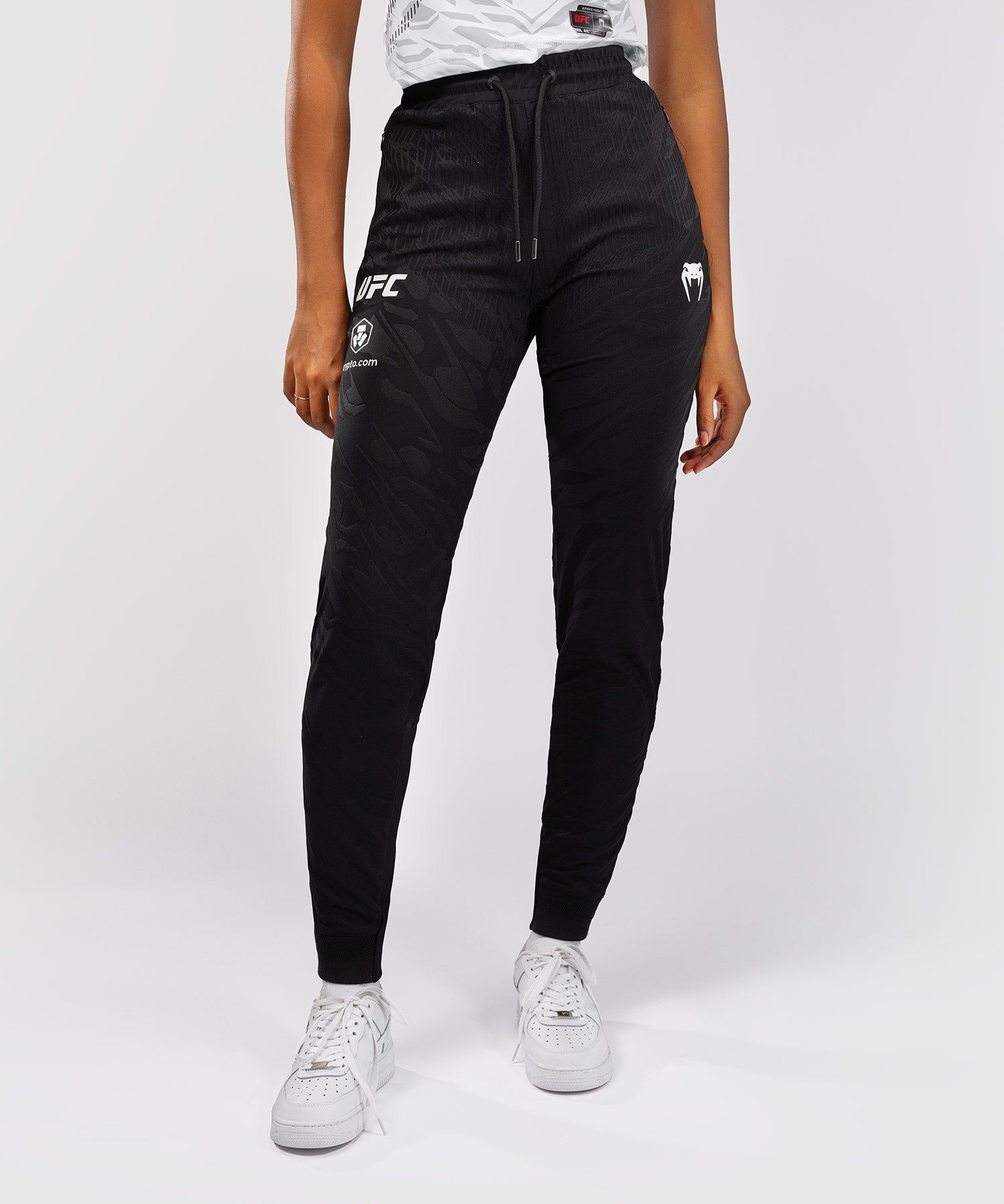 UFC Fusion | VENUM 格斗之夜 女士出场卫裤 - 黑色