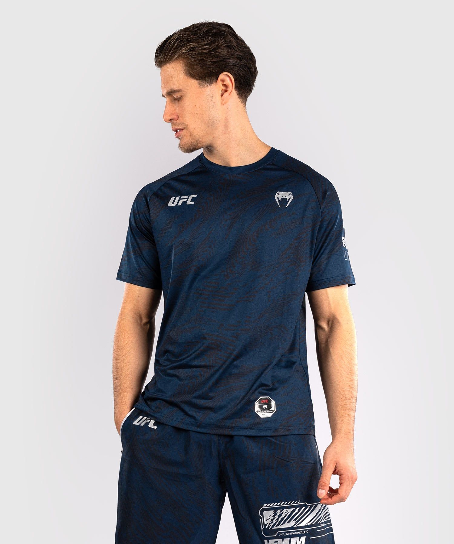 UFC Fusion | VENUM 格斗周 男士速干T恤 - 蓝色