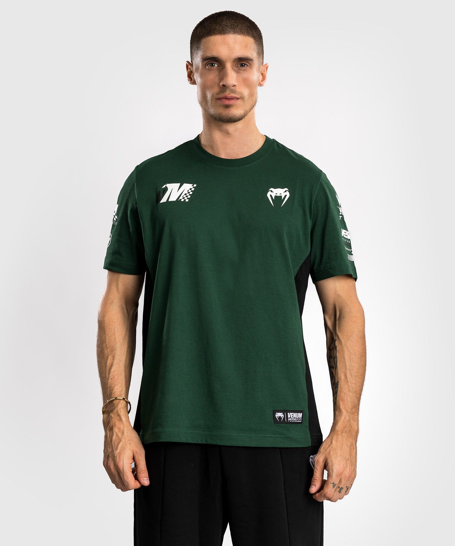 VENUM Motorsport男士T恤 - 森林绿色
