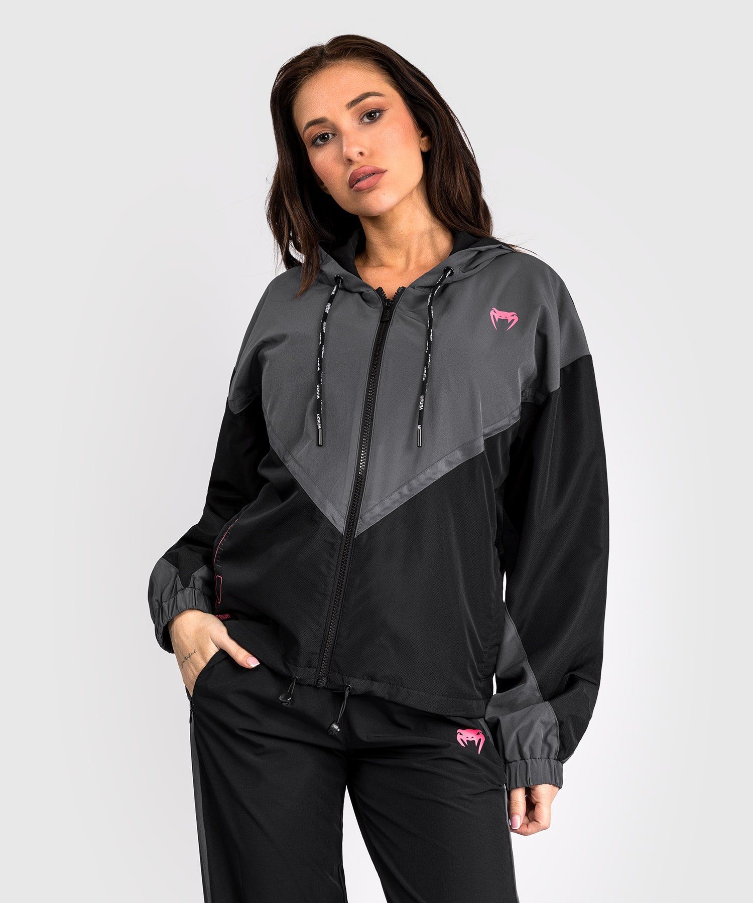 VENUM Tactical XT 女士运动夹克 - 黑/风暴灰色