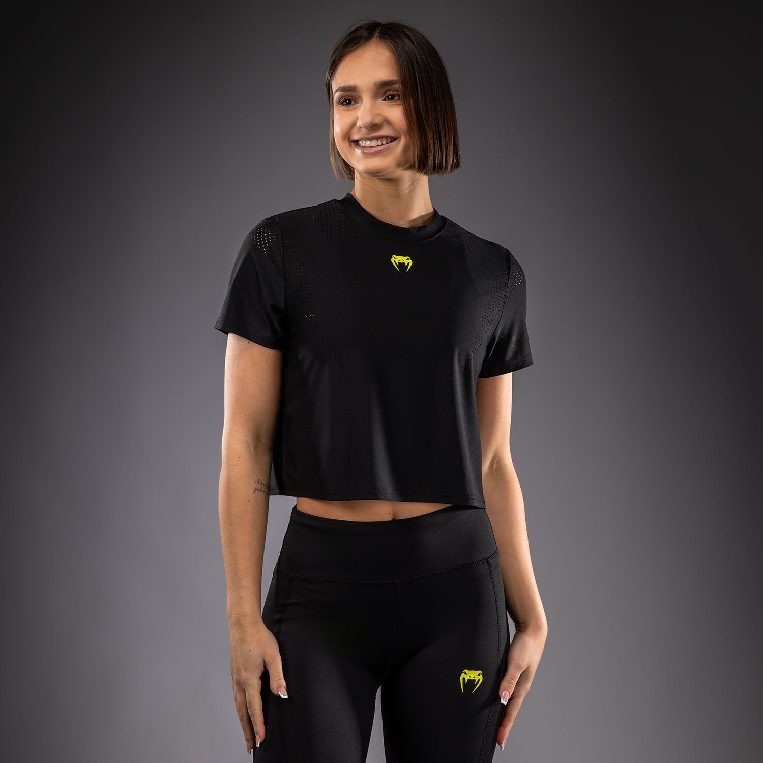 VENUM Lazer 女士速干T恤 - 黑/黄