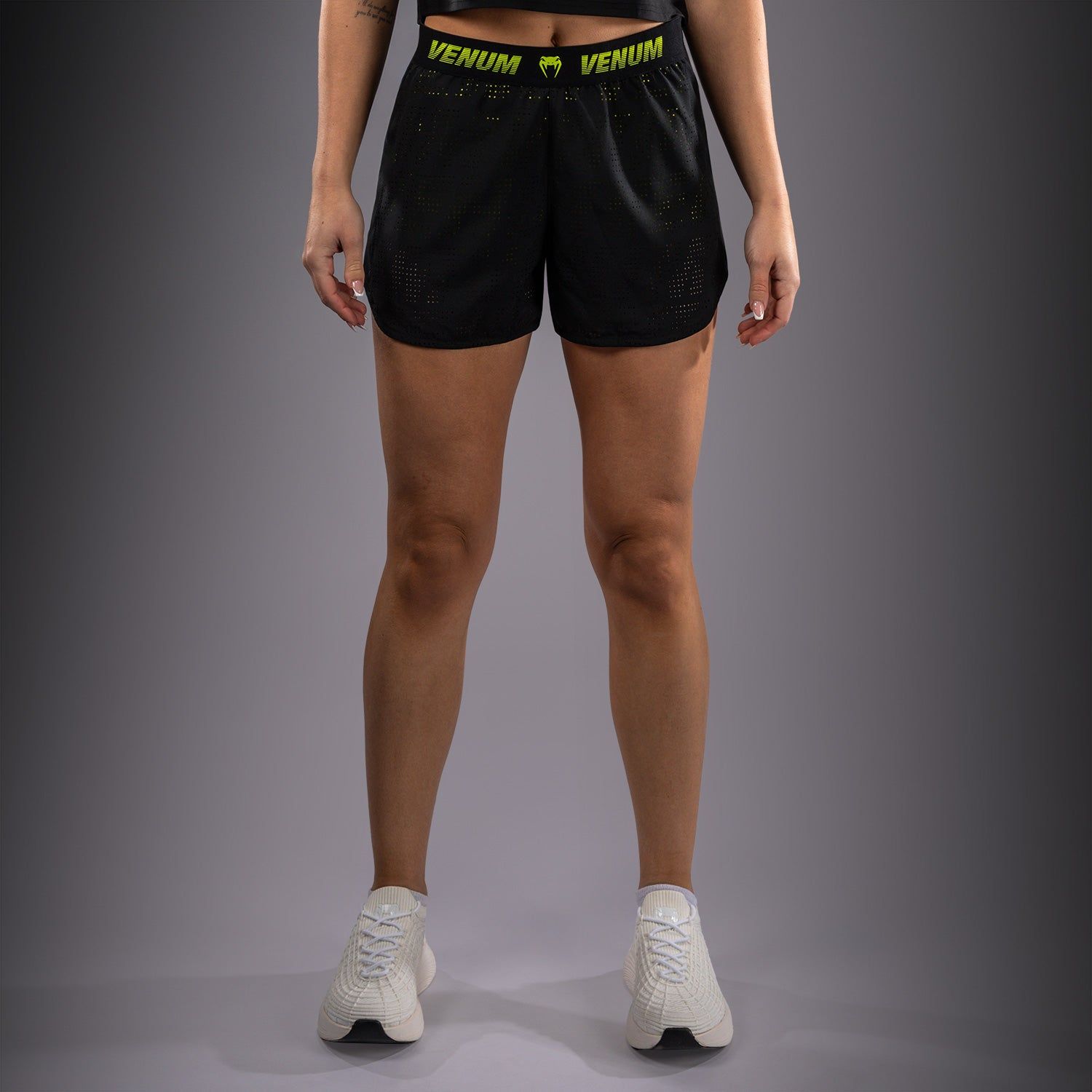 VENUM Lazer 女士训练短裤 - 黑/黄色