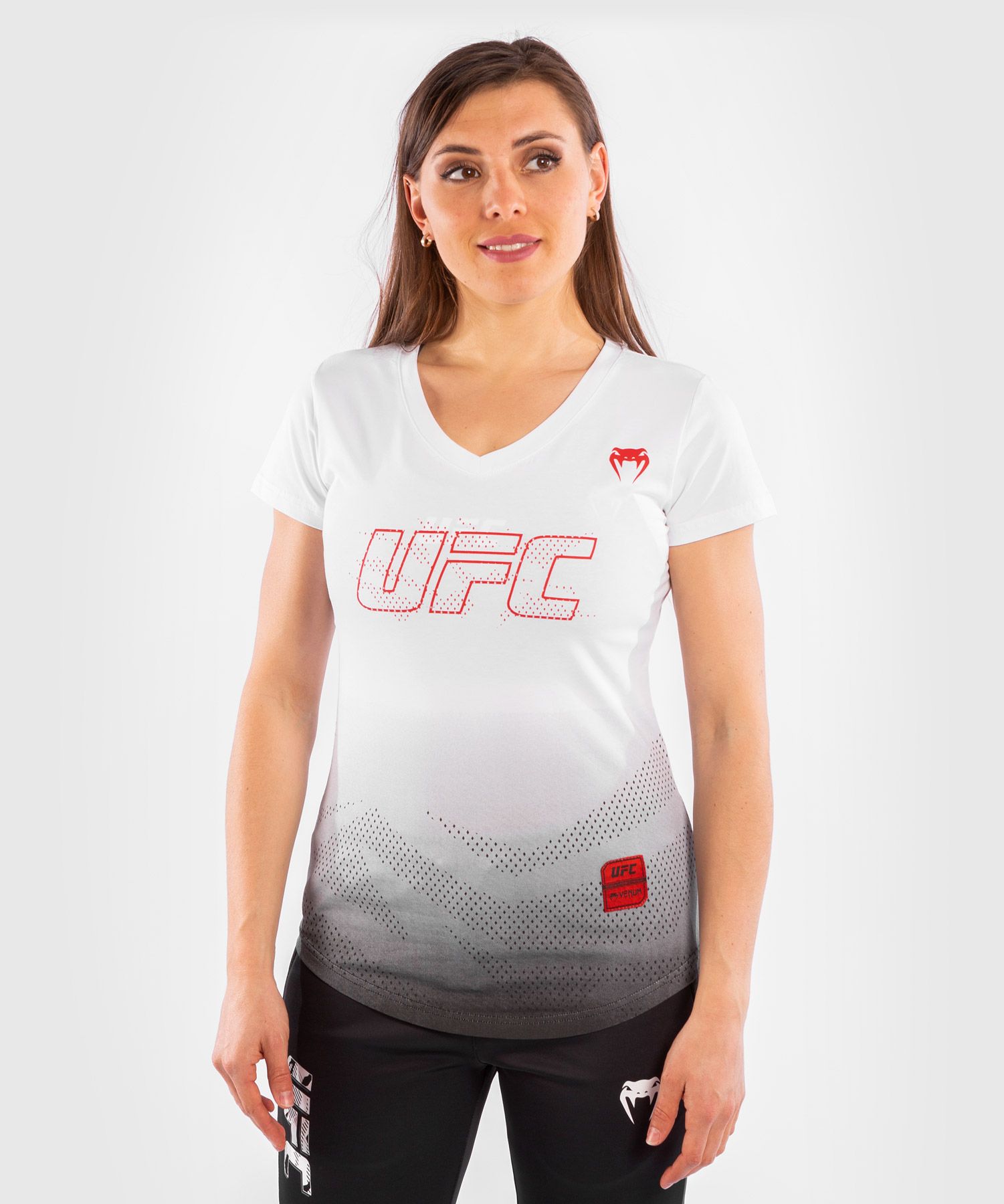 UFC| VENUM AUTHENTIC格斗周女士运动短袖 - 白色