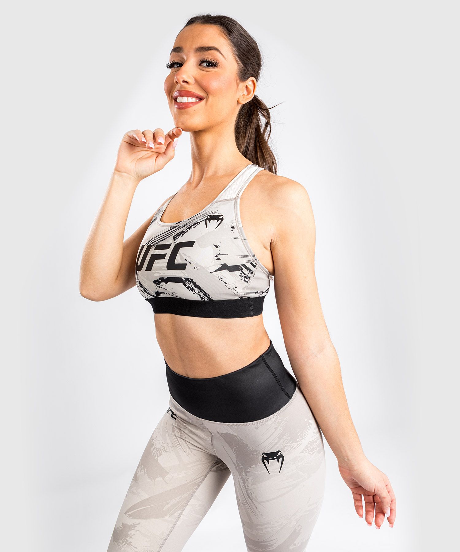 UFC Venum Authentic 格斗周 2.0 女士称重内衣 - 沙/黑色