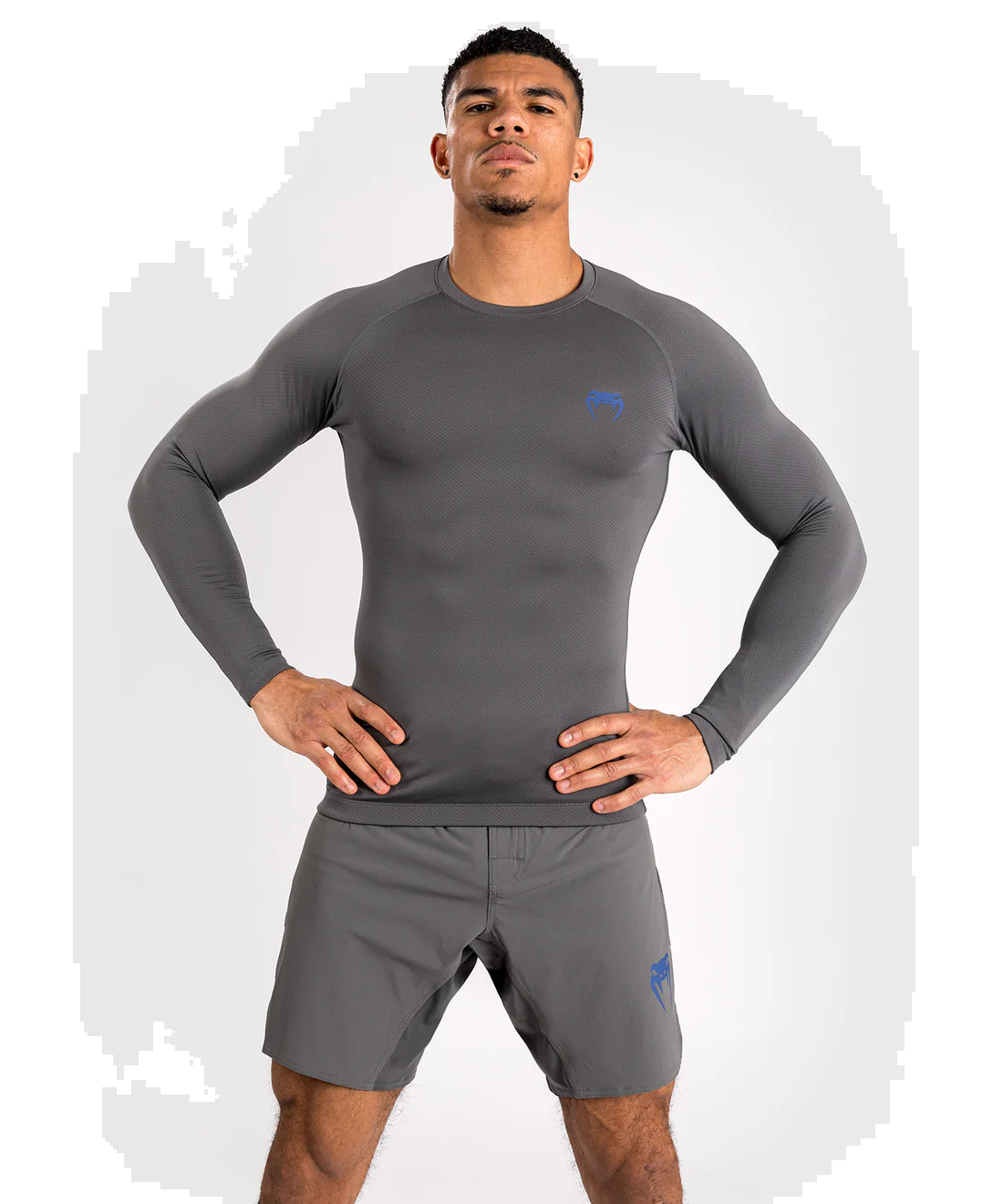 VENUM Contender 男士长袖紧身衣 - 灰色