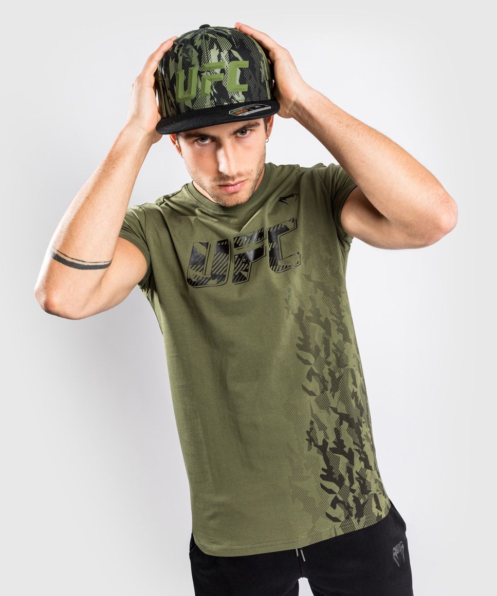 UFC| VENUM AUTHENTIC格斗周男士运动短袖 - 卡其色